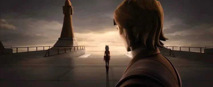 Ahsoka Tano et Anakin Skywalker pendant les Guerres des Clones